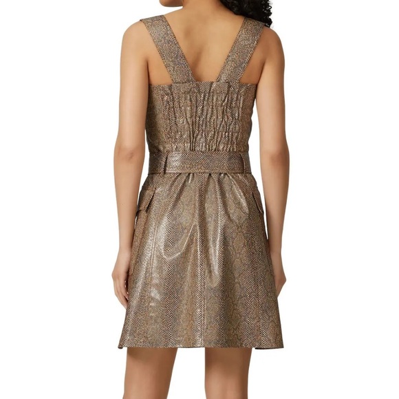 BNWT NANUSHKA LORENA SNAKE PRINT DRESS - Picture 12 of 13